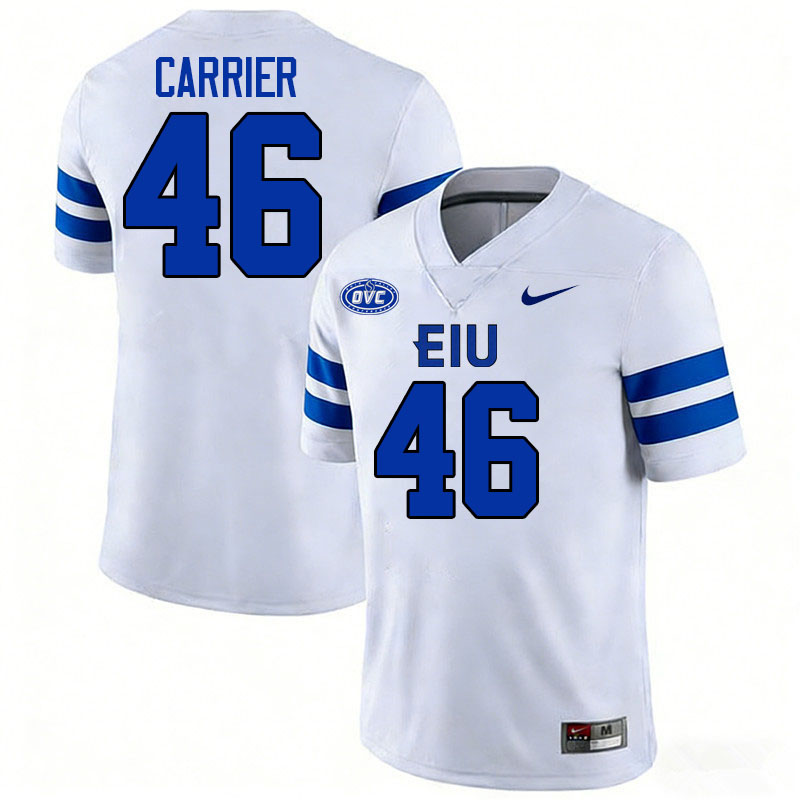 Eastern Illinois Panthers #46 Nico Carrier College Football Jerseys,Uniforms-White